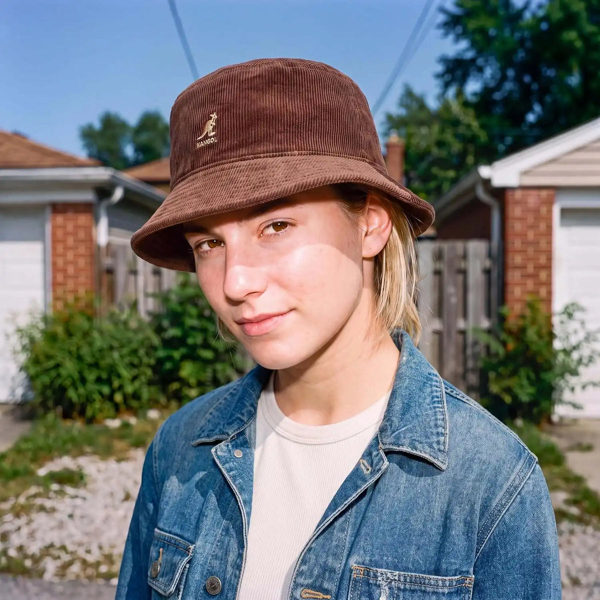 Kangol Cord Bucket - BlackBerry/L Bucket Hat