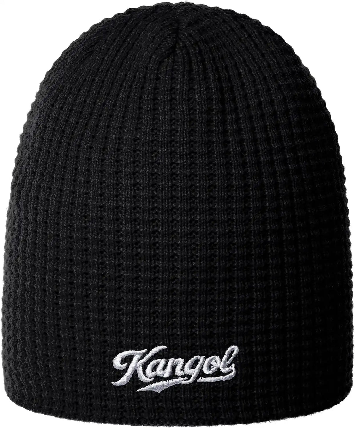 Kangol Waffle Beanie Pull-On Black One Size